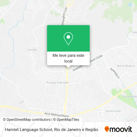 Hamlet Language School mapa