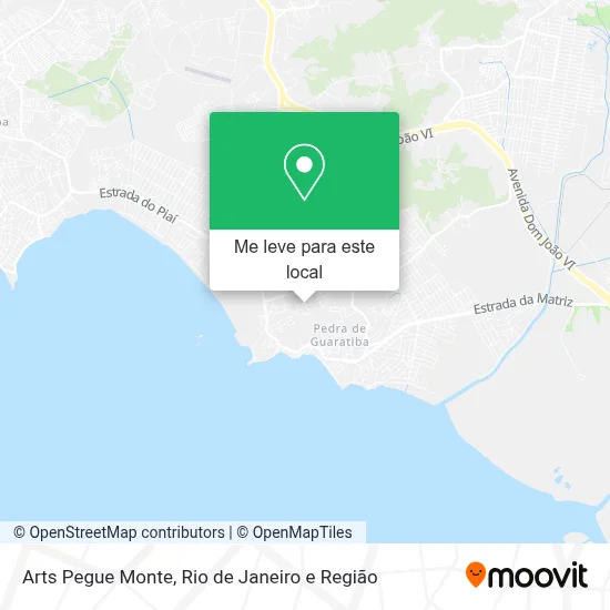 Arts Pegue Monte mapa