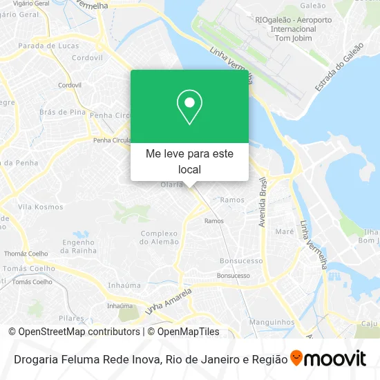 Drogaria Feluma Rede Inova mapa