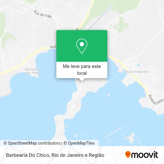 Barbearia Do Chico mapa