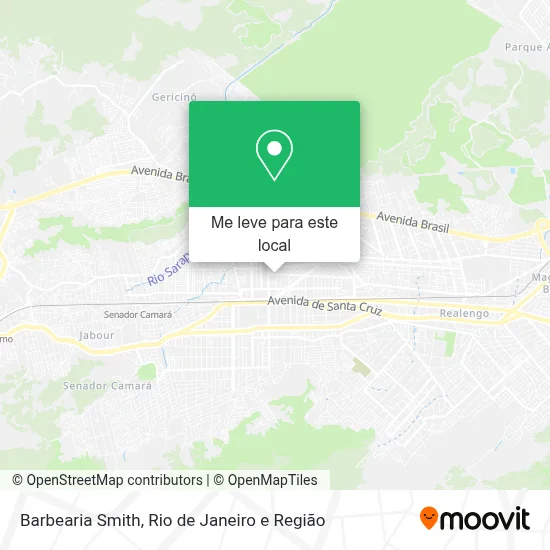 Barbearia Smith mapa