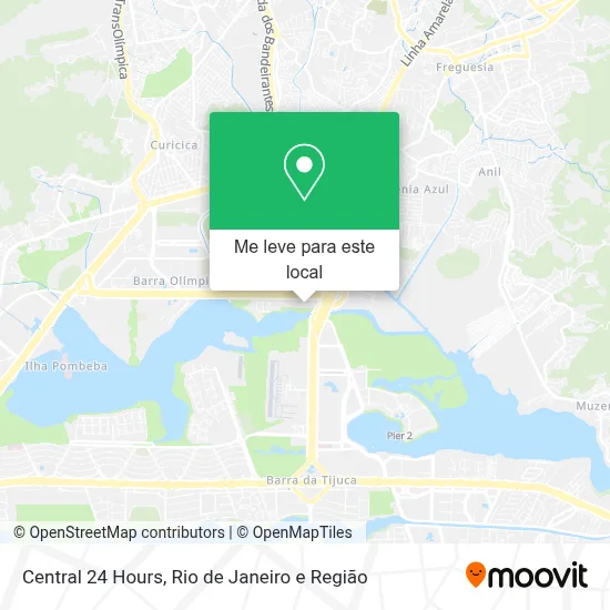 Central 24 Hours mapa