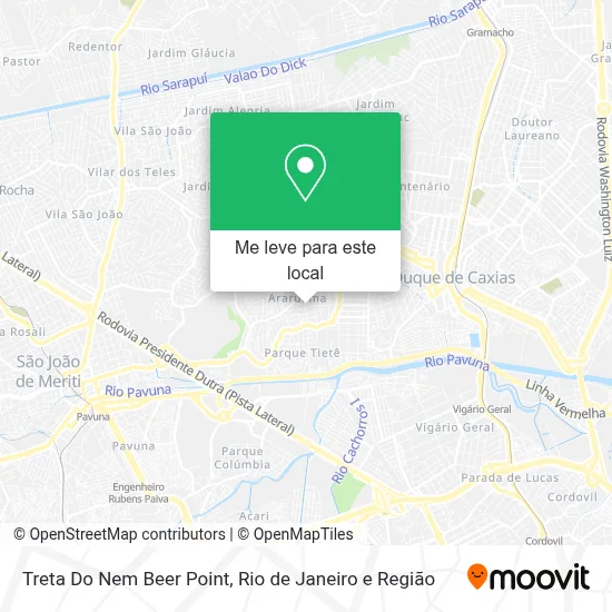 Treta Do Nem Beer Point mapa