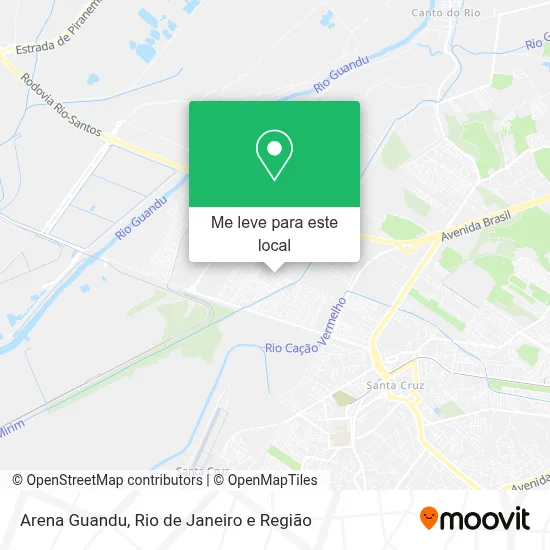 Arena Guandu mapa