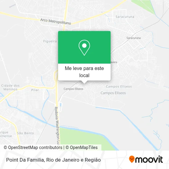 Point Da Familia mapa