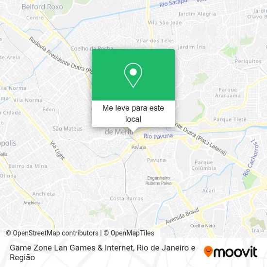 Game Zone Lan Games & Internet mapa