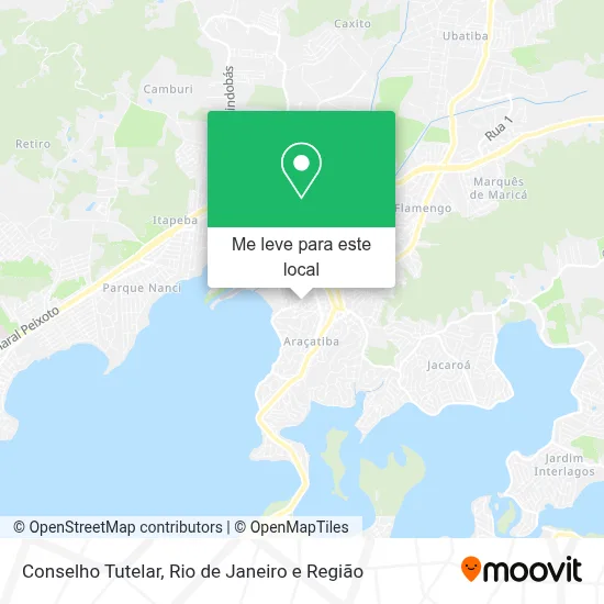 Conselho Tutelar mapa