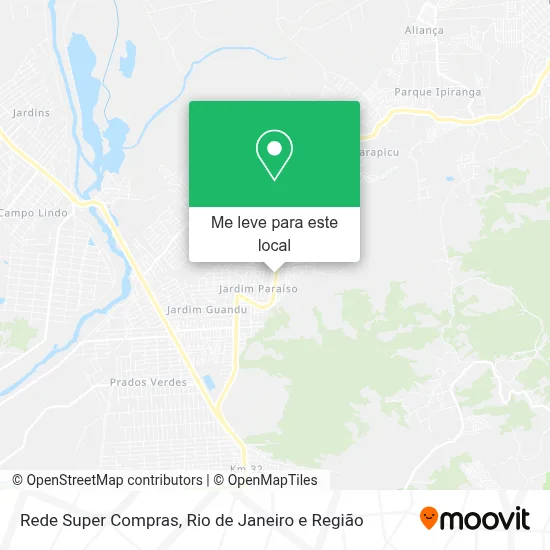 Rede Super Compras mapa