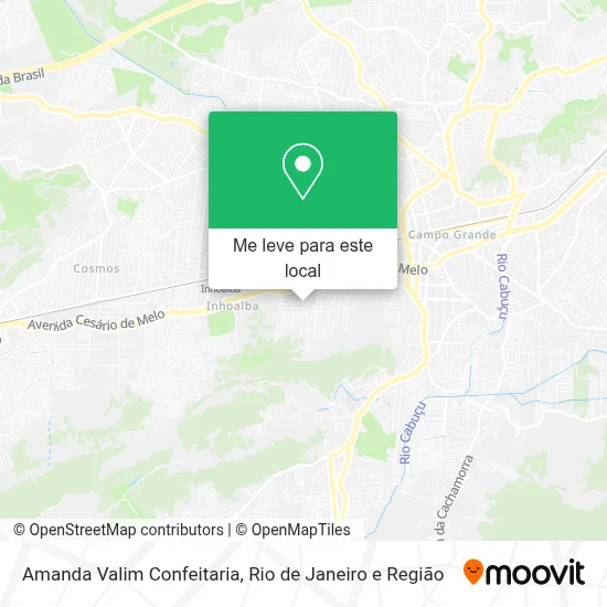 Amanda Valim Confeitaria mapa