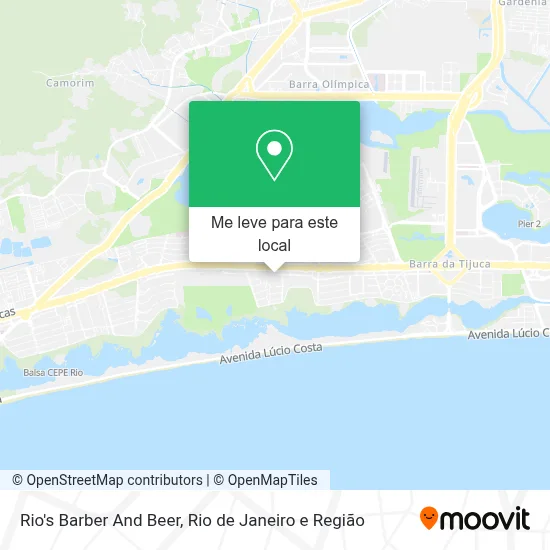 Rio's Barber And Beer mapa