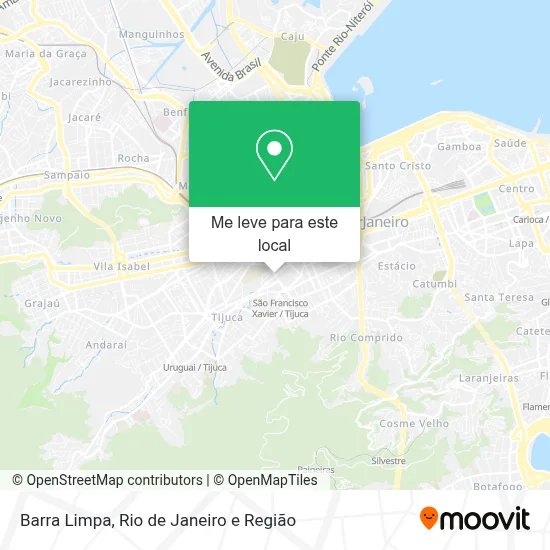 Barra Limpa mapa