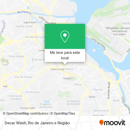 Decar Wash mapa