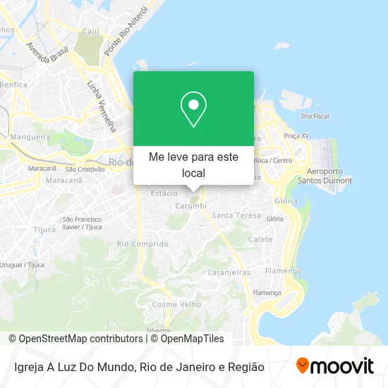 Igreja A Luz Do Mundo mapa