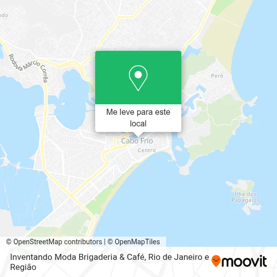 Inventando Moda Brigaderia & Café mapa