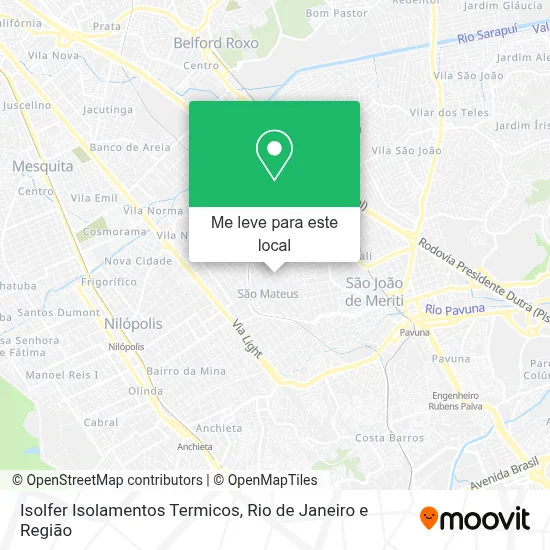 Isolfer Isolamentos Termicos mapa