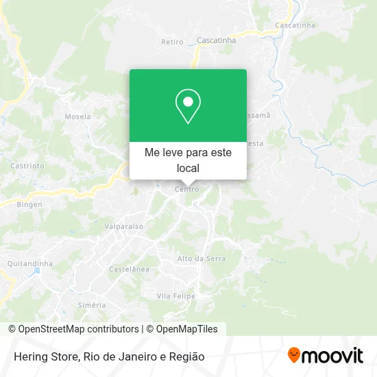 Hering Store mapa