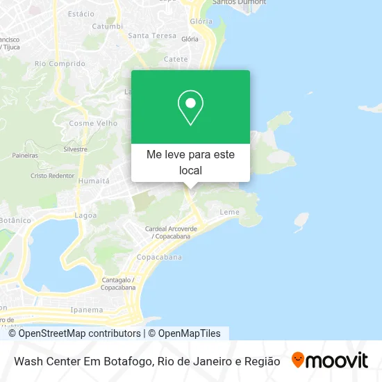 Wash Center Em Botafogo mapa