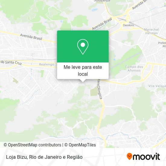 Loja Bizu mapa
