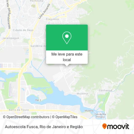 Autoescola Fusca mapa