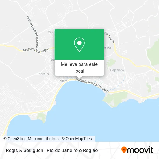 Regis & Sekiguchi mapa