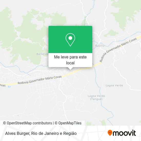 Alves Burger mapa