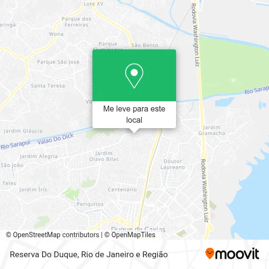 Reserva Do Duque mapa