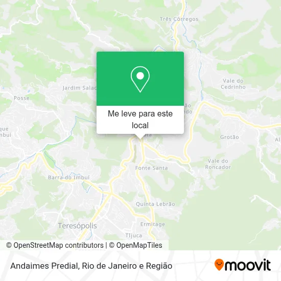 Andaimes Predial mapa