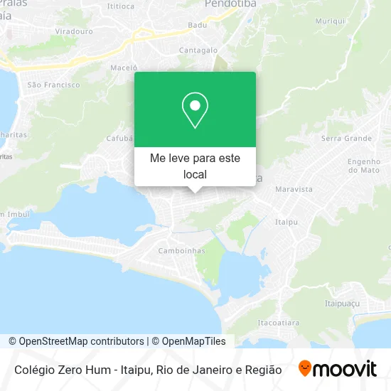 Colégio Zero Hum - Itaipu mapa