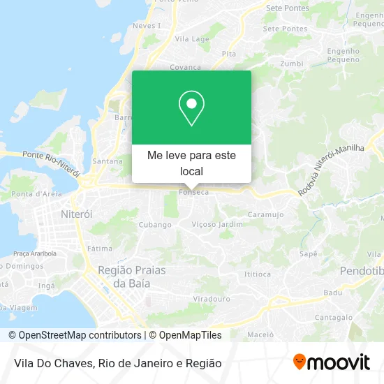 Vila Do Chaves mapa