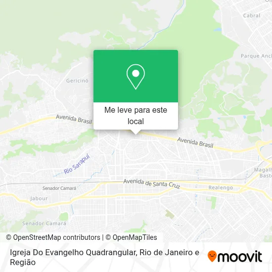 Igreja Do Evangelho Quadrangular mapa