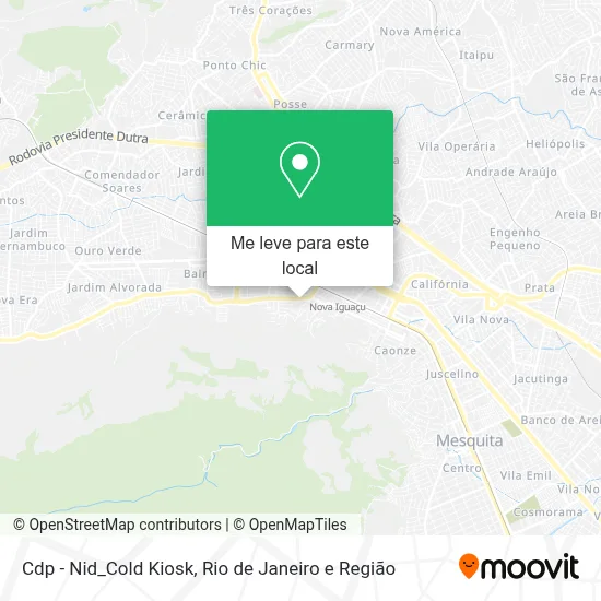 Cdp - Nid_Cold Kiosk mapa