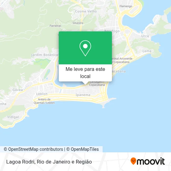 Lagoa Rodri mapa
