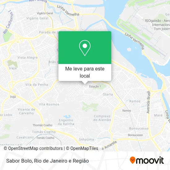 Sabor Bolo mapa