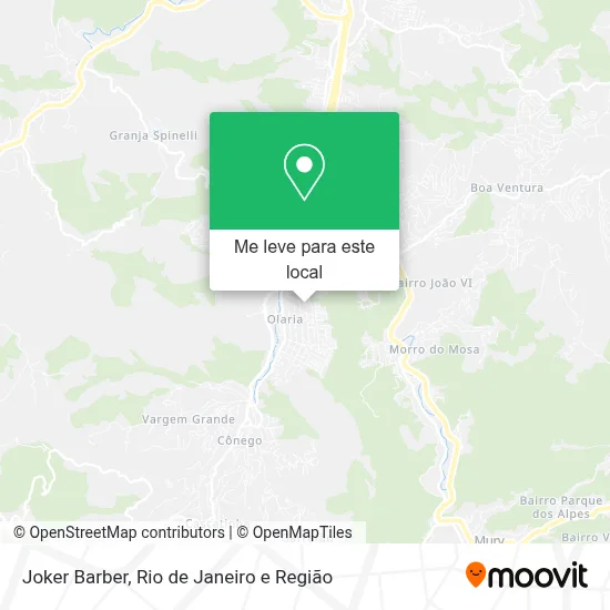 Joker Barber mapa