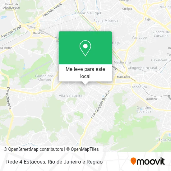 Rede 4 Estacoes mapa