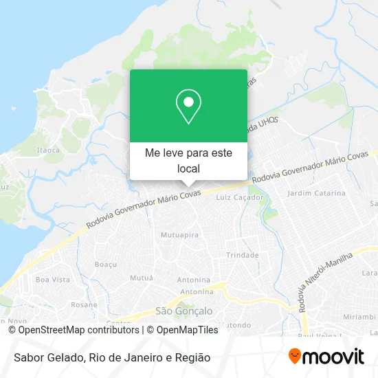 Sabor Gelado mapa