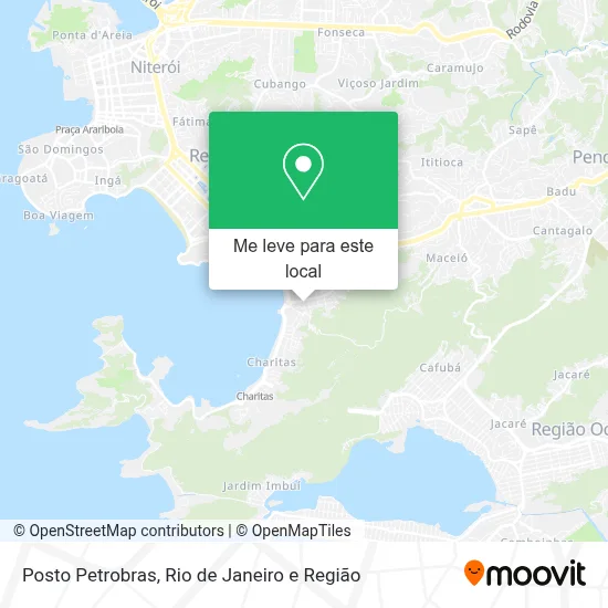 Posto Petrobras mapa