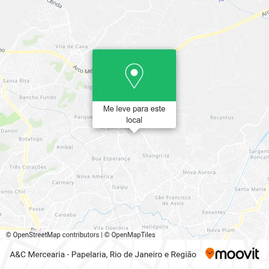 A&C Mercearia - Papelaria mapa