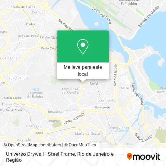 Universo Drywall - Steel Frame mapa