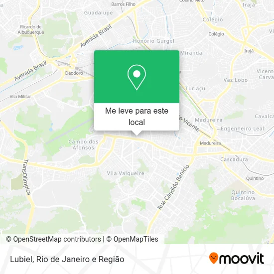 Lubiel mapa