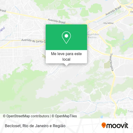 Becloset mapa