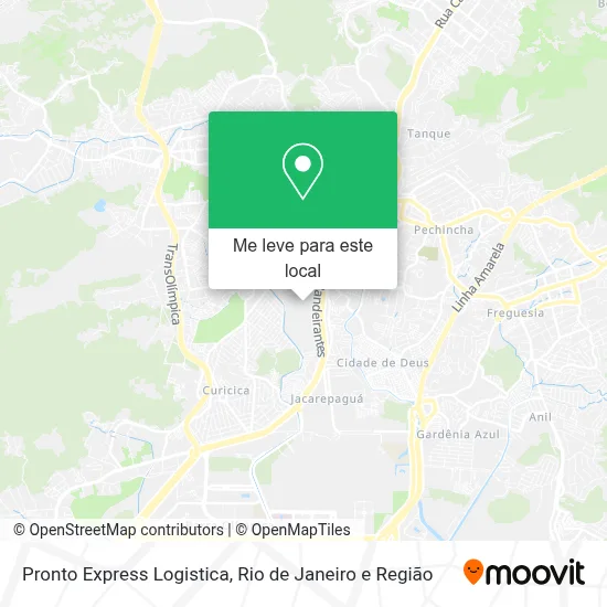 Pronto Express Logistica mapa