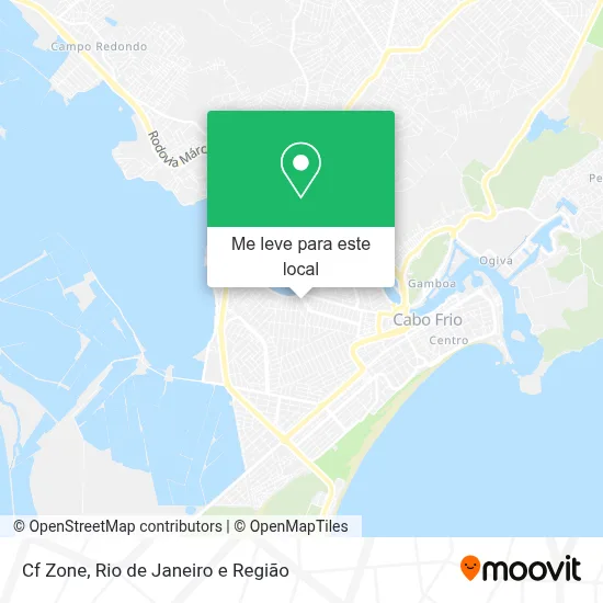 Cf Zone mapa