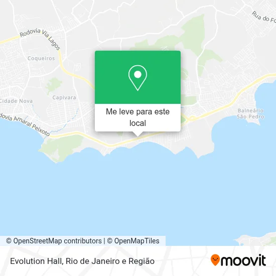 Evolution Hall mapa