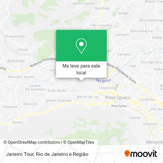 Janeiro Tour mapa