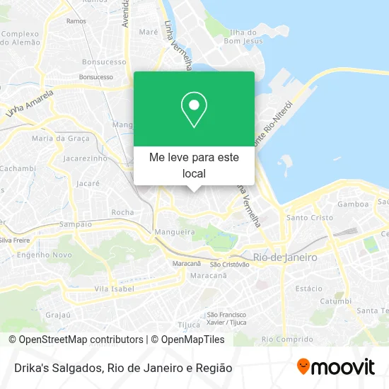 Drika's Salgados mapa