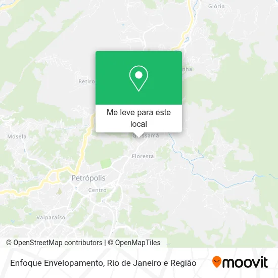 Enfoque Envelopamento mapa