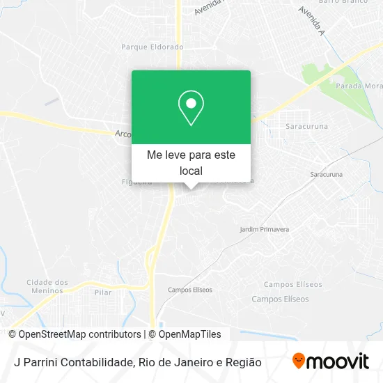 J Parrini Contabilidade mapa