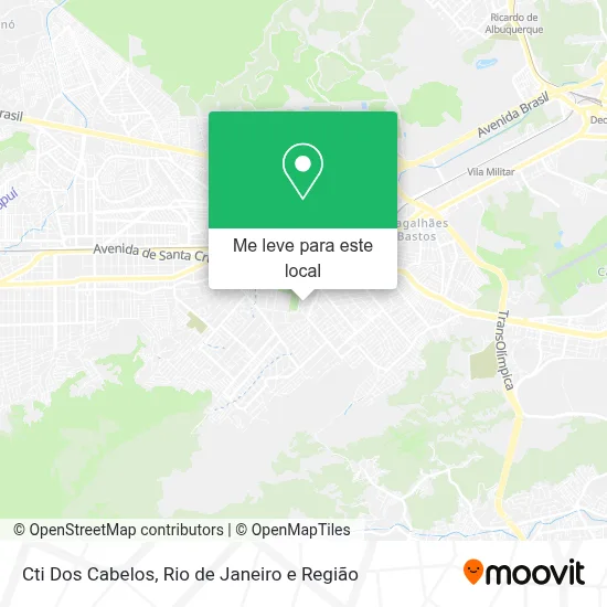 Cti Dos Cabelos mapa