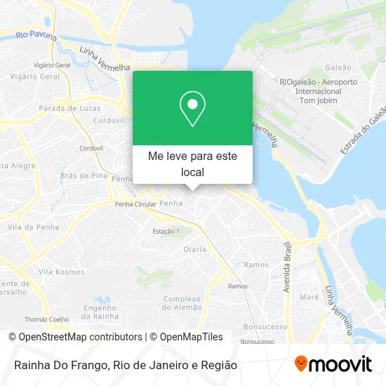 Rainha Do Frango mapa